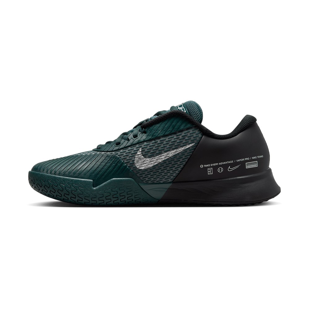 Nike Zoom Vapor Pro 2 HC Premium Black Deep Jungle Clear Jade Multi Color