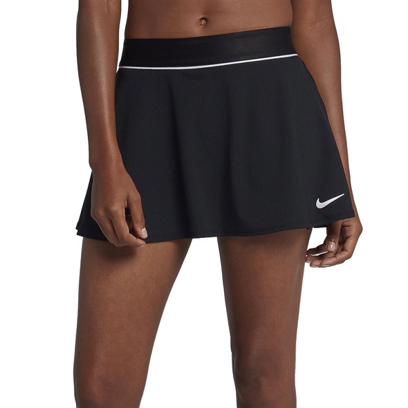 Юбка женская Nike Court Dry Flouncy Black/White  939318-010  sp19 - фото 12048