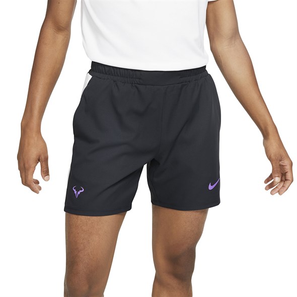 Шорты мужские Nike Court Rafa 7 Inch Black/Bright Violet  AT4315-010  fa19 - фото 12589