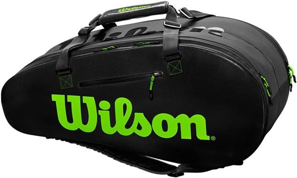 Сумка Wilson Super Tour 2 Comp X9 Charco/Green  WR8004201001 - фото 13118
