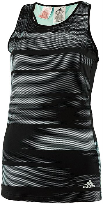 Майка для девочек Adidas Advantage Trend Black/Turquoise  BQ0148  fa17 - фото 14392