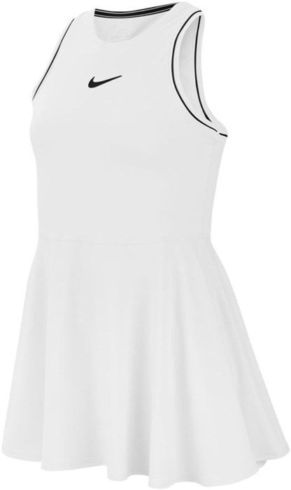 Платье для девочек Nike Court Dry White/Black  AR2502-100  su19 - фото 14662