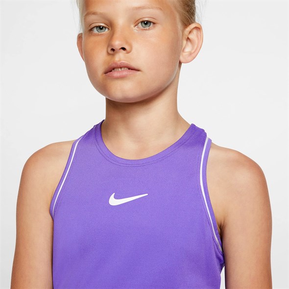 Платье для девочек Nike Court Dry Psychic Purple/White  AR2502-550  fa19 - фото 14676