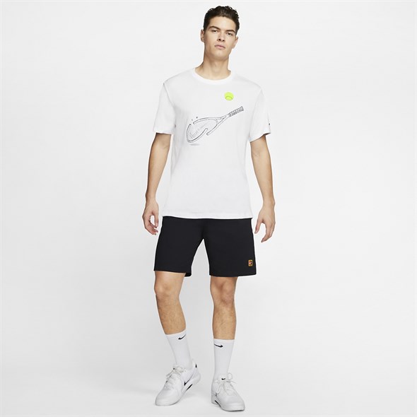 Футболка мужская Nike Court Dry Graphic White  CQ2416-100  sp20 - фото 16128
