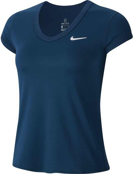 Футболка женская Nike Court Dry Valerian Blue  CQ5364-432  sp20 - фото 16802