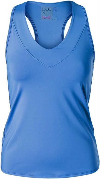 Майка женская Lucky in Love Core V-Neck Blue  CT60-434  fa18 (M) - фото 16823