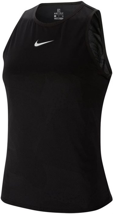 Майка женская Nike Court Dry Melbourne Black/White  CJ1151-010  sp20 - фото 17352