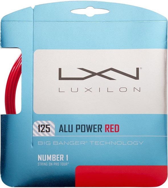 Струна теннисная Luxilon Alu Power Red 1.25 (12 метров) - фото 17599