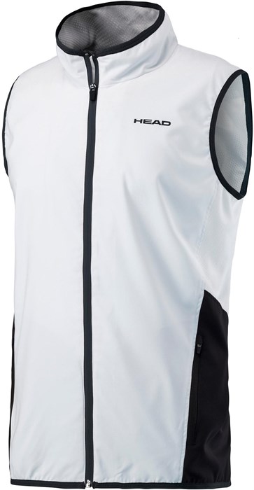 Жилетка мужская Head Club Vest White  811727-WH  su18 (L) - фото 17923