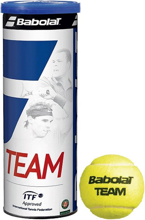 Мячи теннисные Babolat Team 3 Balls  501041 - фото 19564