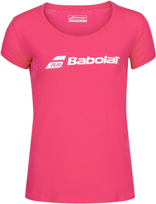 Футболка для девочек Babolat Exercise Red Rose  4GP1441-5030 - фото 20976