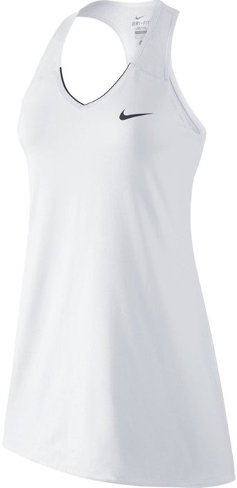 Платье женское Nike Court Pure White/Black  728736-100 - фото 21767