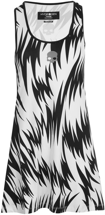 Платье женское Hydrogen Scratch White/Black  T01410-001 - фото 22395