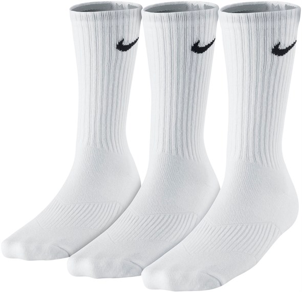 Носки Nike Youth Cushioned Cotton (3 Pairs) White  SX4719-101 (34-38) - фото 22507