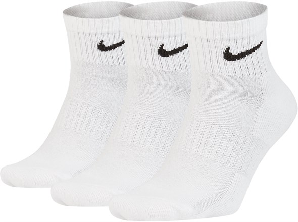 Носки Nike Everyday Cotton Cushioned Ankle (3 Pairs) White  SX7667-100 (34-38) - фото 22534