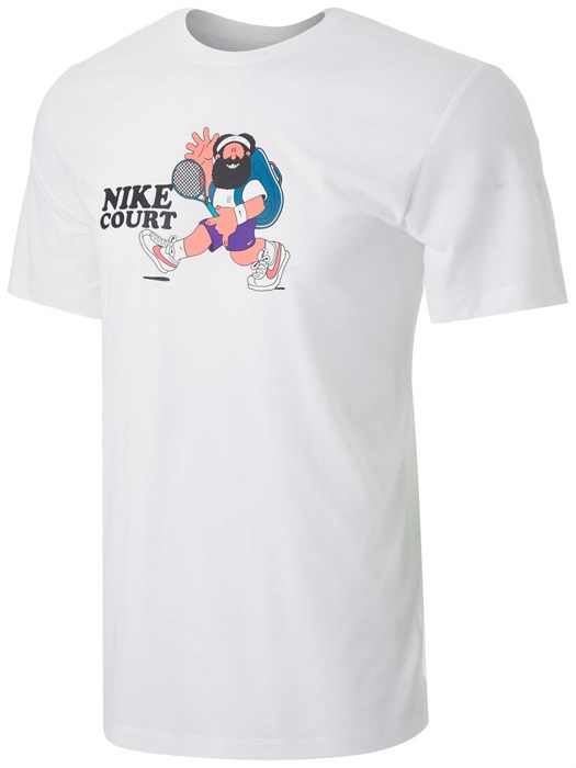 Футболка мужская Nike Court Slam White  DC5376-100  sp21 - фото 22817