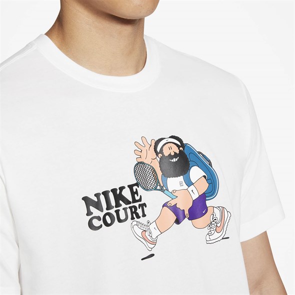 Футболка мужская Nike Court Slam White  DC5376-100  sp21 - фото 22821