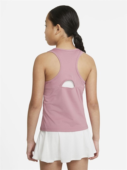 Майка для девочек Nike Court Dri-Fit Victory Elemental Pink/White  CV7573-698  sp21 - фото 24081