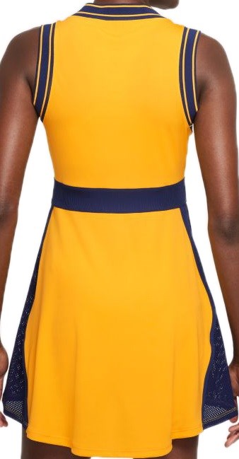 Платье женское Nike Court Slam Gold/University Gold/Binary Blue  DA4716-739  fa21 - фото 25670