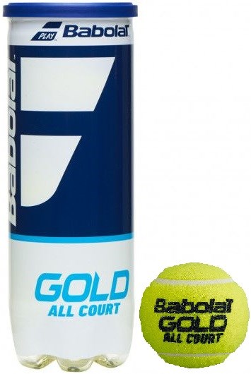 Мячи теннисные Babolat Gold All Court 3 Balls  501086 - фото 26105