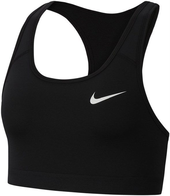 Топ женский Nike Swoosh Medium Support Black/White  BV3900-010  sp22 (L) - фото 26257