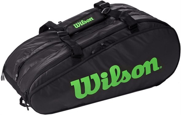 Сумка Wilson Tour 3 Comp Black/Green  WR8002301001 - фото 28512