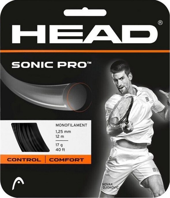 Струна теннисная Head Sonic Pro 1.25 Black (12 метров) - фото 28902