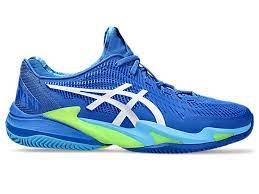 мужские Asics Court FF 3 Novak Clay Tuna Blue/White  1041A364-400 - фото 34918