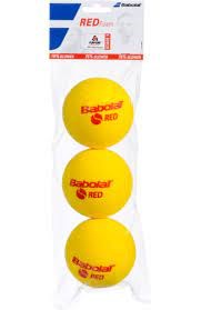 Мячи теннисные детские Babolat RED FOAM в упаковке 3 мяча 116128 - фото 41604