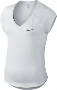 Футболка женская Nike Court Pure V Neck White  728757-100