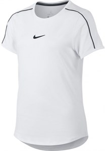 Футболка для девочек Nike Court Dry White/Black  AR2348-100  sp19