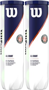 Мячи теннисные Wilson Roland Garros All Court (4X2) Balls  WRT116402