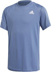Футболка для мальчиков Adidas Club 3-Stripes Crew Blue/White  GK8178  sp21
