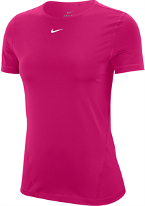 Футболка женская Nike Pro Fireberry/White  AO9951-615  sp21