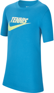 Футболка для мальчиков Nike Court Graphic Neo Turquoise/White/Black  CW1538-425  fa20