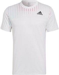 Футболка мужская Adidas Melbourne White/Black/Legbur  HA3344