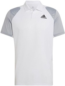 Поло мужское Adidas Club White/Halo Silver/Black  HB9065  sp22