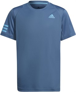 Футболка для мальчиков Adidas Club 3-Stripes Altered Blue/Sky Rush  HD2179  sp22