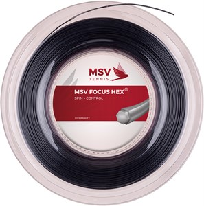 Струна теннисная MSV Focus Hex Black 1.27 (200 метров)
