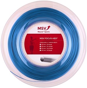 Струна теннисная MSV Focus Hex Blue 1.23 (200 метров)