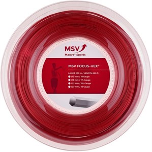 Струна теннисная MSV Focus Hex Red 1.23 (200 метров)