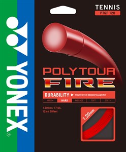 Струна теннисная Yonex Poly Tour Fire Red 1.20 (12 метров)