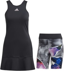 Платье женское Adidas US Series Y-Dress Black/Clear Pink  HF6329