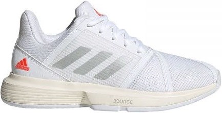 женские Adidas CourtJam Bounce White/Red  H67702