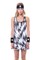 Платье женское Hydrogen Scratch White/Black  T01410-001 - фото 22397