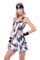 Платье женское Hydrogen Scratch White/Black  T01410-001 - фото 22398