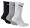 Носки Nike Everyday Cushioned Crew (3 Pairs) White/Black/Grey  SX7664-901 - фото 22512