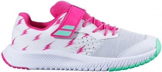 Кроссовки детские Babolat Pulsion All Court Kid White/Red Rose