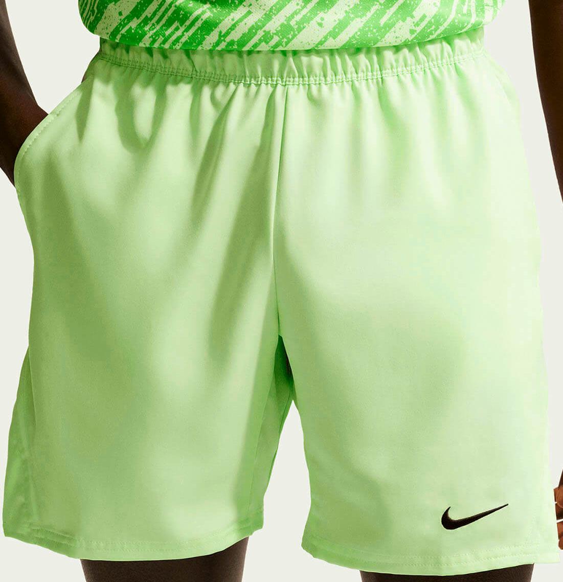 Шорты мужские Nike Court Dri-Fit Victory 7 Inch Lime/Black