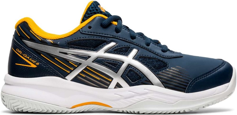 Кроссовки детские Asics Gel-Game 8 Clay/OC GS French Blue/Pure Silver